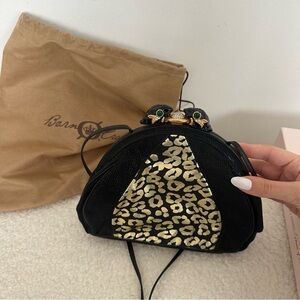 Stunning Vintage Leopard Print Clutch Bag
